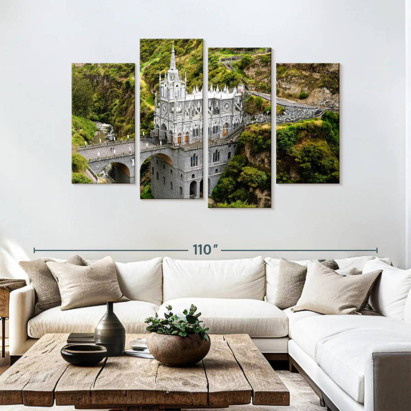 Lilie Las Lajas Shrine, 54" H x 84" W