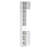 White Bathroom Storage Cabinet Narrow With 1 Drawer 2 Doors 4 Tiers