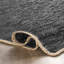 Tapis noir tissé à la main Damita-1667832413