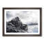 Waves Crashing in Lanzarote Spain in Abstract - Picture Frame Graphic Art Print-55761409-55761412