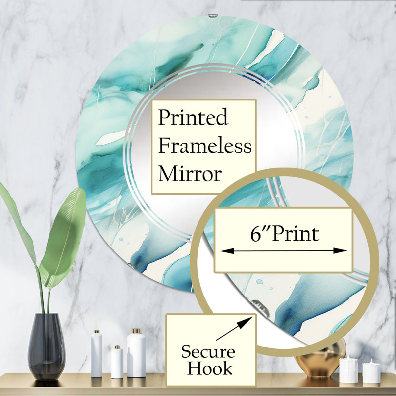 Miroir Zepher, 32 po x 32 po