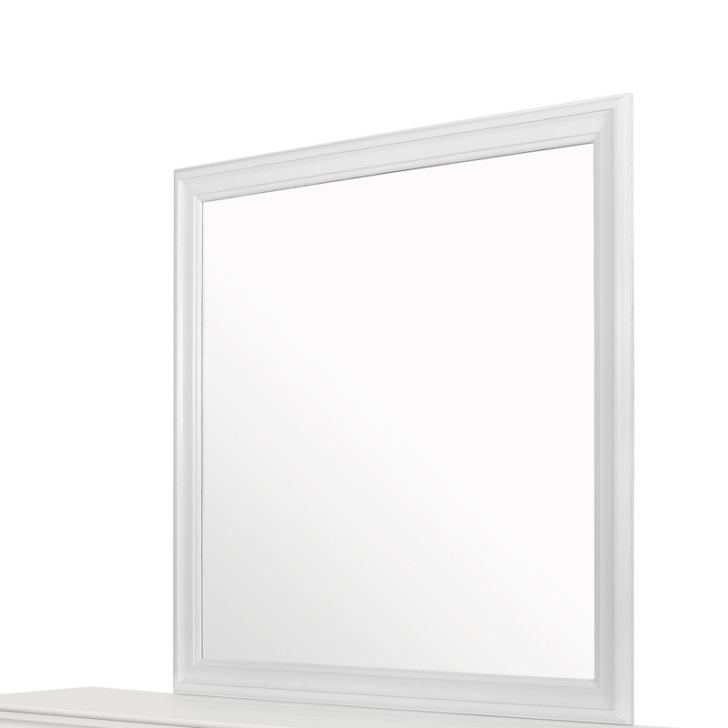 CROCODILE METALLIC WHITE MIRROR