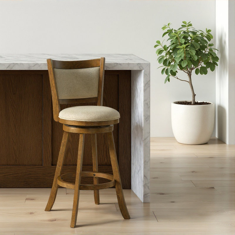 Tabouret de bar Aiden, Beige, 3, Tabouret de bar (siège d'une hauteur de 30,25 po)