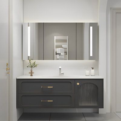 Simple exquisite bathroom cabinet