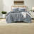 Soft Washed Microfiber Twin Bedding Sets, Pleated Modern Home Comfort