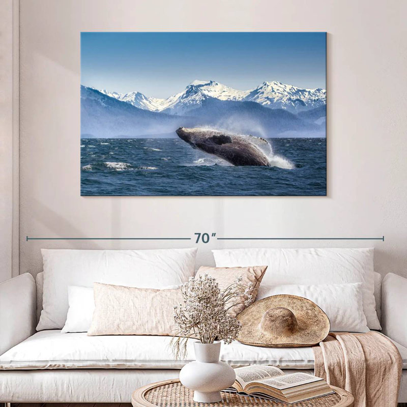 Brampt Humpback Whale Backflip, 32" H x 48" W