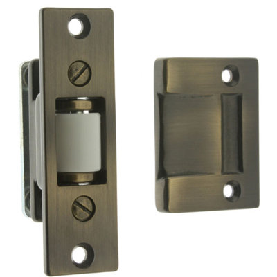 Solid Brass Heavy Duty Silent Roller Latch with Square Strike
