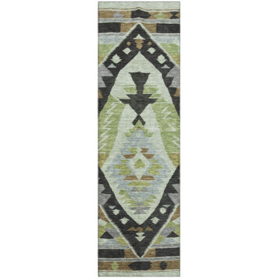 Premium Machine Washable Tara AMF1916 Tribal Rug