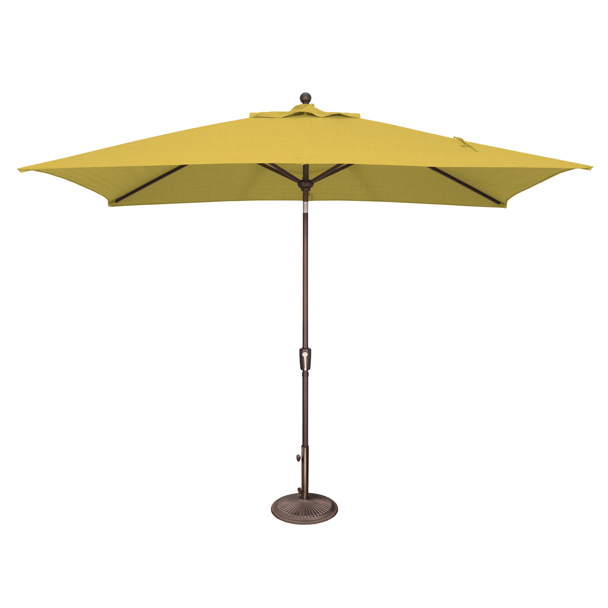 Launceston 78'' Outdoor Umbrella, Lemon Solefin, Bronze