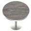 Table bistro ronde de 31,5 pouces avec plateau en faux marbre et plateau en métal robuste, facile à assembler, diamètre de la structure en métal robuste