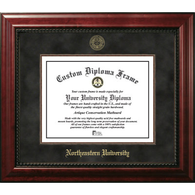 Northeastern University Diploma Picture Frame
