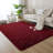 Solid Rug Soft Fluffy Rose Red Indoor Area Rug for Living Room Bedroom Nursery Kids Room-805677173-805677180