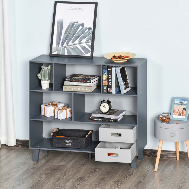 Bibliothèque standard H 37,75 "x l 41,25" Laurencho, Gris
