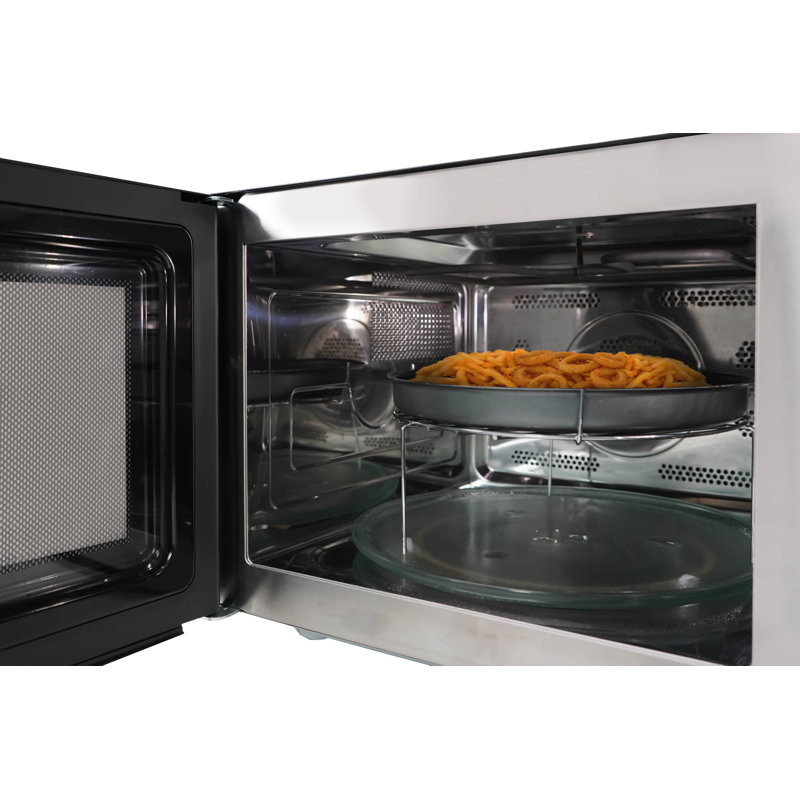 Danby 1 Cubic Feet 1000 Watt Convection Countertop Microwave with Air Frying Capability
