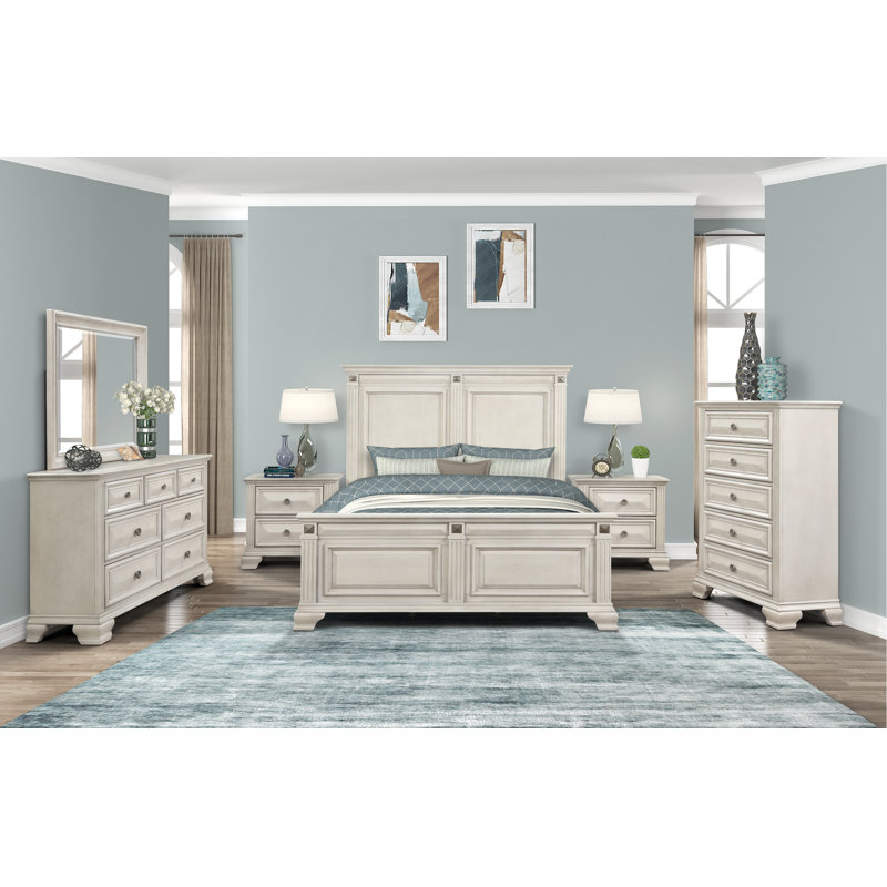 Ensemble de chambre standard 6 pièces Québec, Grand, Parchemin vieilli
