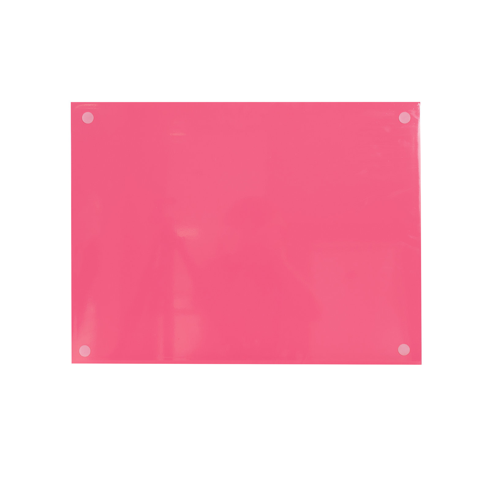 Hindley Hand-Crafted Rectangular Scalloped Wood Tray, Pink