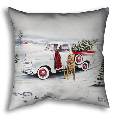 Throw Pillow, Season's Solitude by Robert Andrea