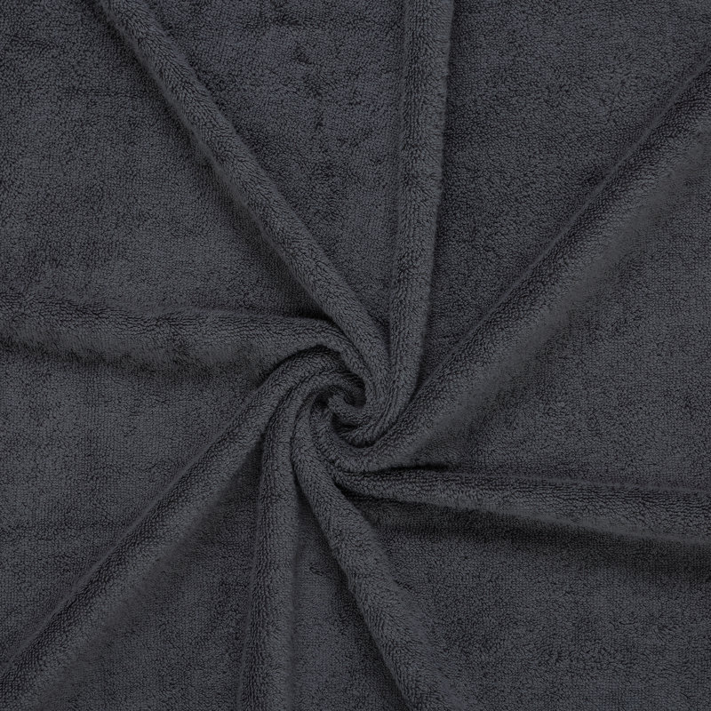 Evteka Plush Bath Towel, Black