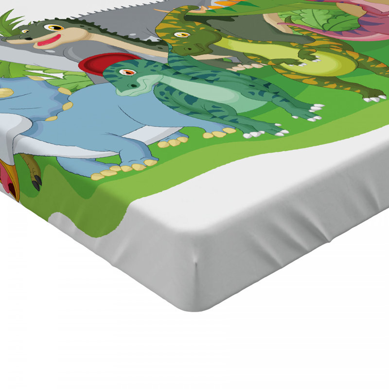 Microfiber Patterned Fitted Sheet, Twin Fitted Sheet
