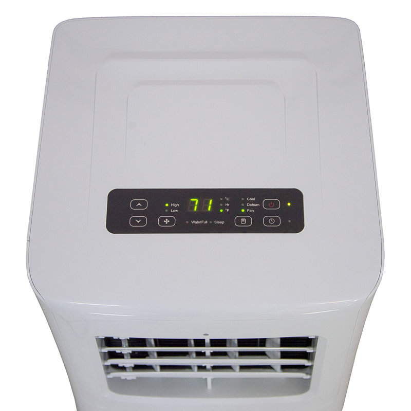 AireMax 10,000 BTU White Portable Air Conditioner with Remote