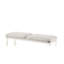Banc blanc et gris Pearl