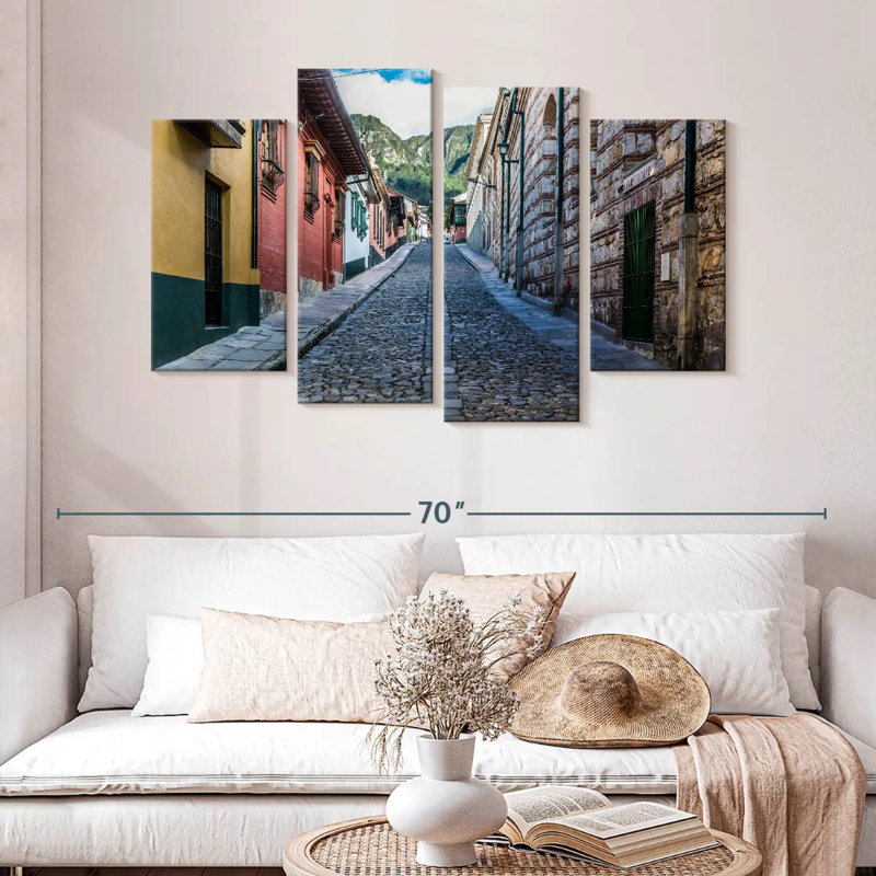 Sireci La Candelaria Street, 32" H x 52" W