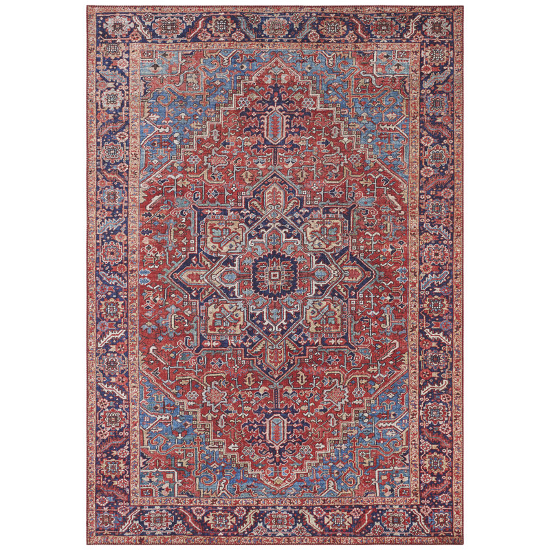 Amata Tufted Red Rug, Rectangle 200 x 290cm