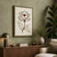 Lotus in Line Botanical 1 Piece Wrapped Canvas Wall Art-802710746-802710747