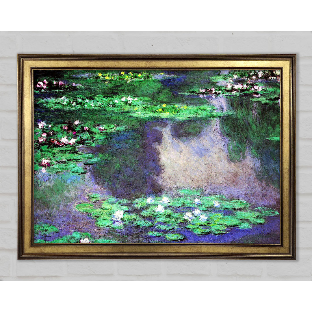 Seerosen Wasserlandschaft von Monet - Druck