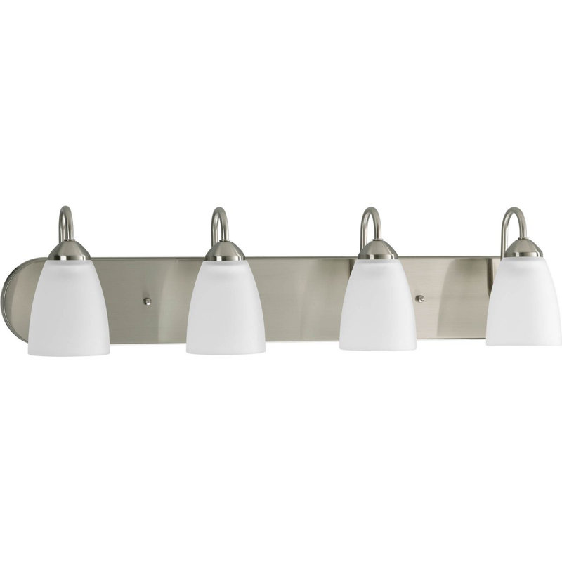Carilynn 4 - Light Dimmable Vanity Light, Brushed Nickel