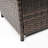 28Inch Wicker Square Fire Pit Table