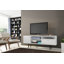 Liberty 71" Mid-Century Modern TV Stand with 4 Shelves and 1 Drawer for TVs up to 65" in White-28752320