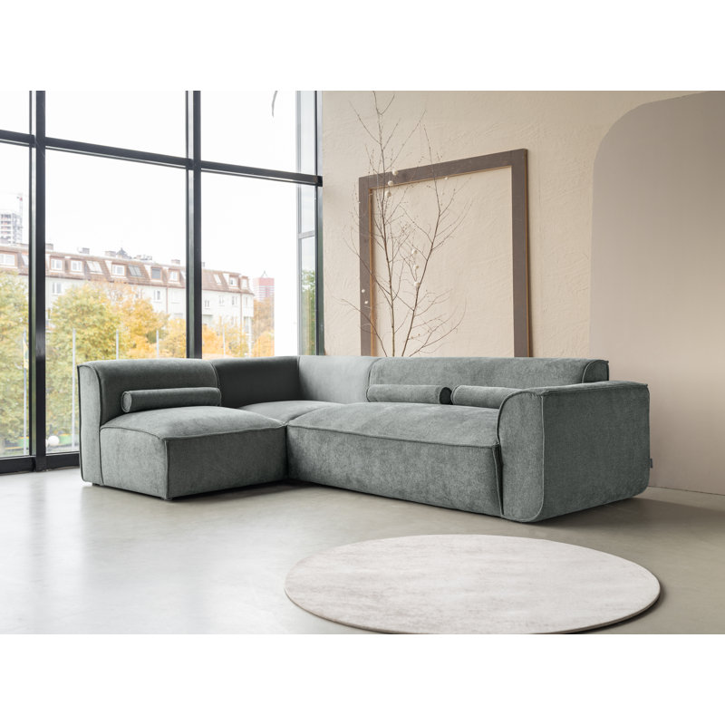 Flex Felix 6 Seater Corner Sofa , Left Hand Facing, Olive