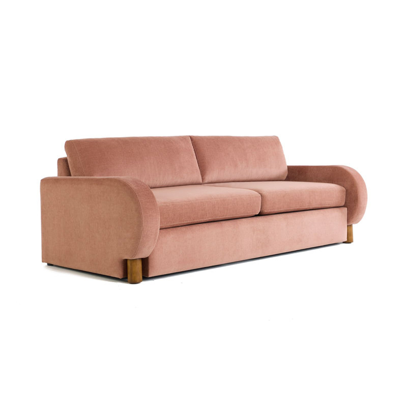Canapé Barb 96 po, Rose poussière