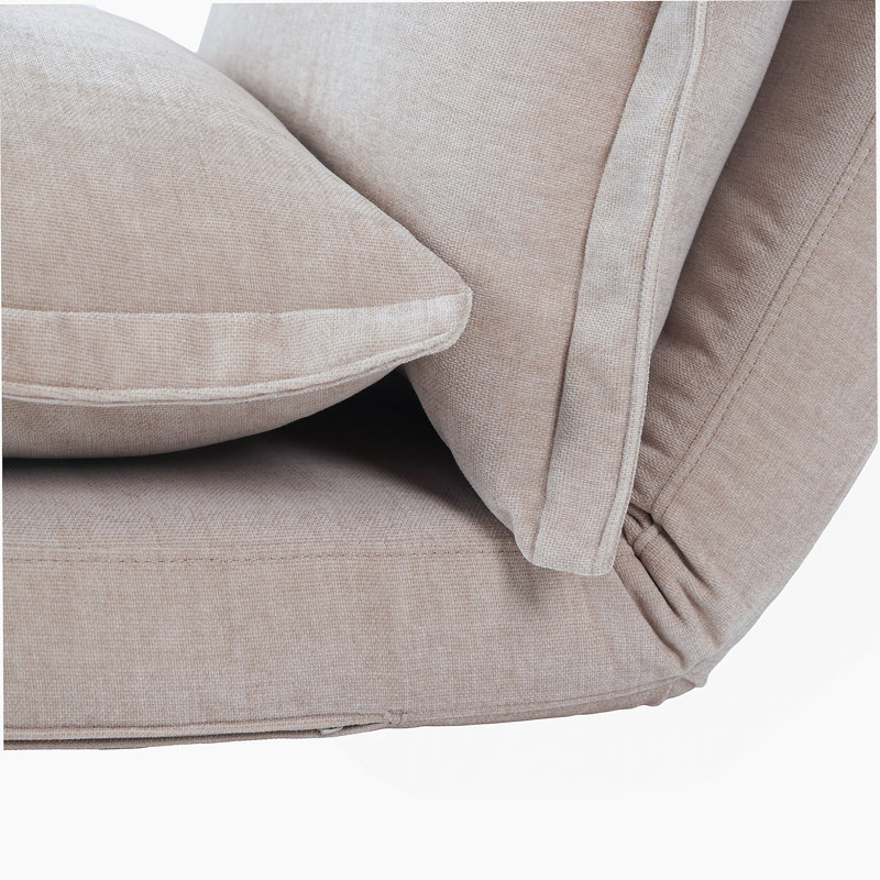 Convertible Flip Chair: Versatile Floor Sofabed With Adjustable Backrest, Pillows, Ideal For Compact Spaces And Relaxing Moments