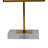 Valencia-Inspired Selenite Decorative Object with Metal Accents and Acrylic Base - Modern Mineral Display for Elegant Home Decor-399357419