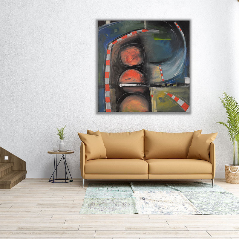 «Good Vibes Neutral», reproduction d'art sur toile, H 12 po x l 12 po