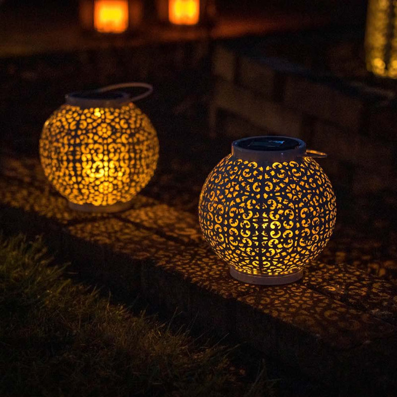 Ruhlman 26cm Solar Powered Integrated LED Outdoor Lantern