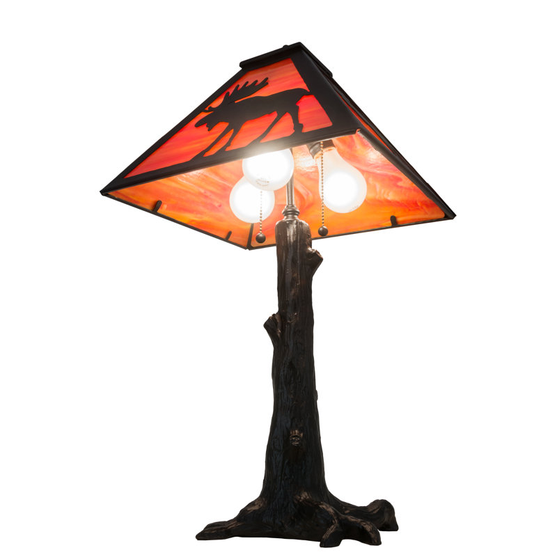 Rustic Lodge Table Lamp