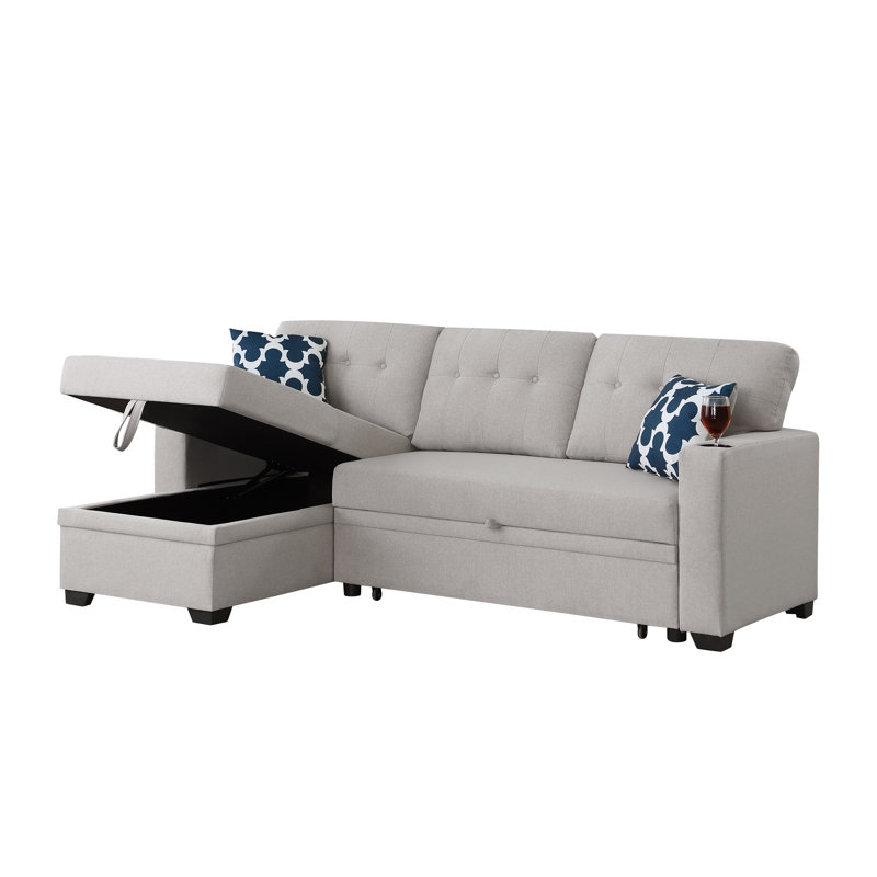 Khayal Upholstered L-Shaped Sectional Left Hand Facing