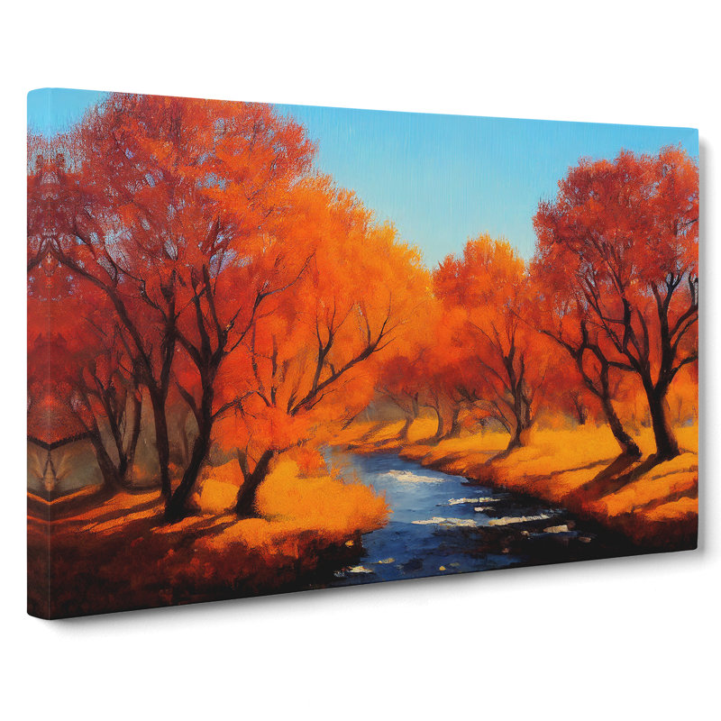 Splendid Autumn Forest - Wrapped Canvas, 35cm H x 50cm W x 3cm D