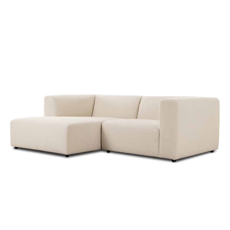 Lawndale 2PC Sectional LAFC-Fayette Cloud, Left Hand Facing, Fayette Cloud Polyester Blend