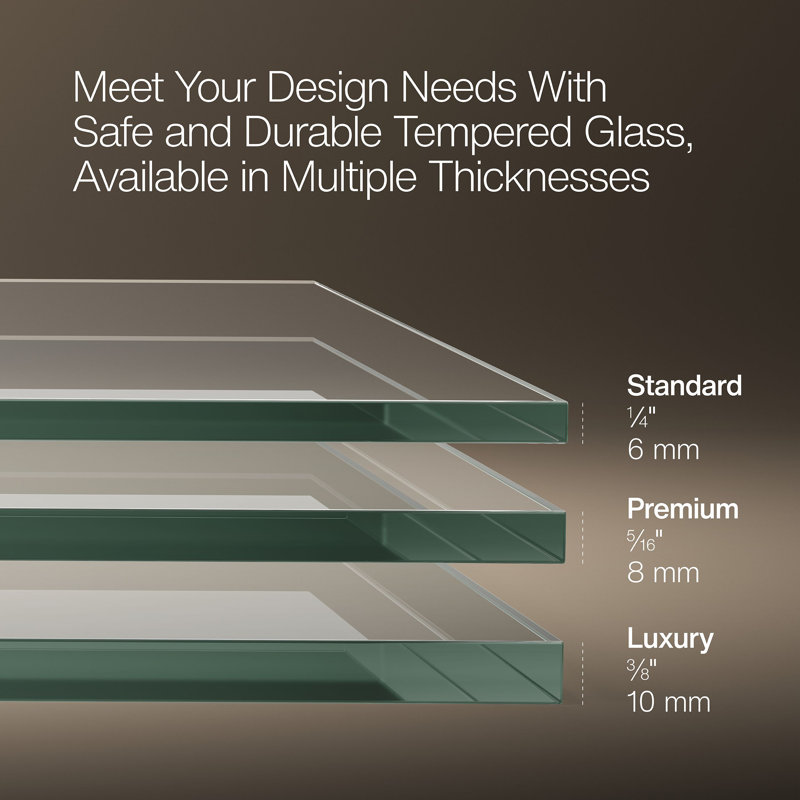 Sliding Shower Door, 75-1/2-In H X 68-1/4 - 71-5/8-In W, With Heavy 5/16-In Thick Crystal Clear Glass With Privacy Band