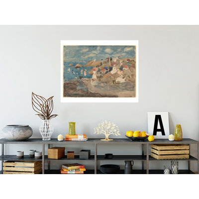 «Revere Beach» par Maurice Brasil Prendergast - estampe numérique