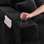Canapé d'angle modulaire en forme de U de 133 po de large avec 2 méridiennes, canapé infonuagique en velours côtelé à assise profonde-1211443483