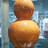 Porcelain Vase Orange