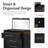 Allisun Led Makeup Vanity Set With Stool-1666572968