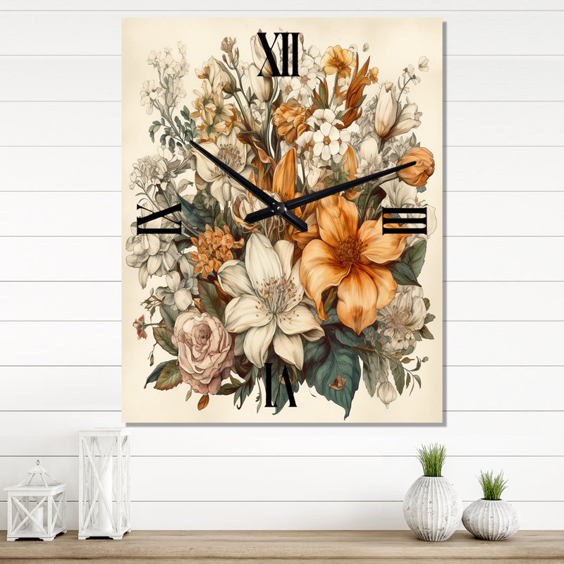 Horloge murale Janely, H 32 po x l 24 po x P 1 po