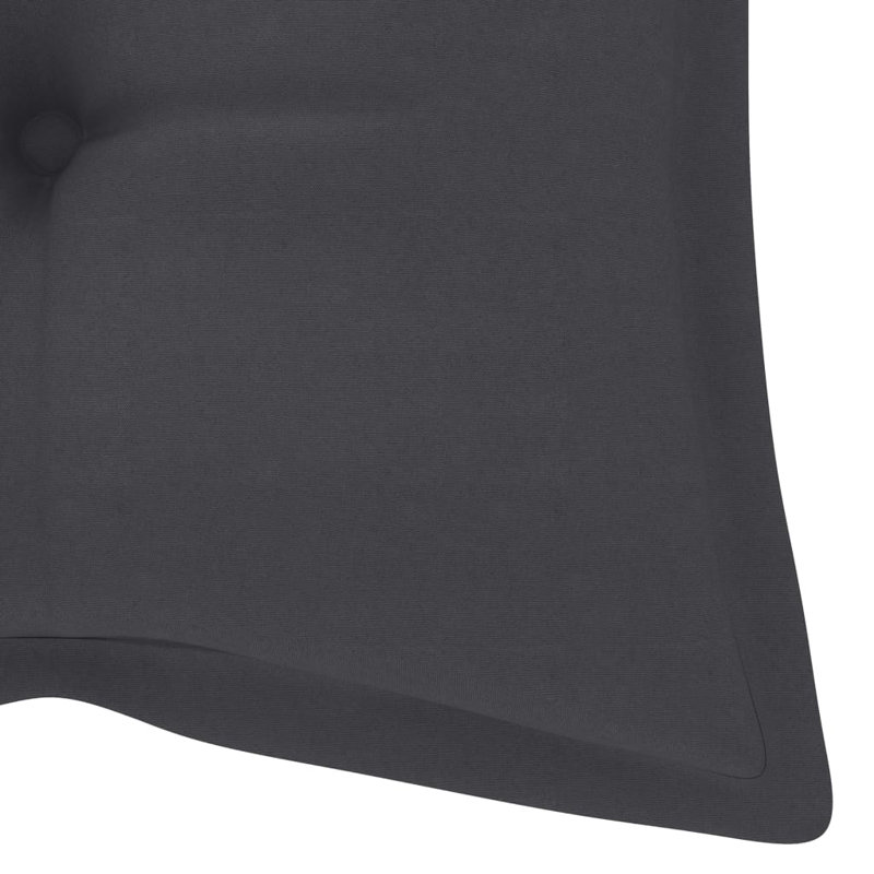 Banc de jardin en bois Jye, Anthracite