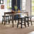 24-inch Modern Solid Wood Saddle Stools With Curved Seats Footrests-106296323